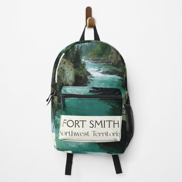 Item preview, Fort Smith Northwest Territories Retro River Valley Art designed and sold by TuncGK.