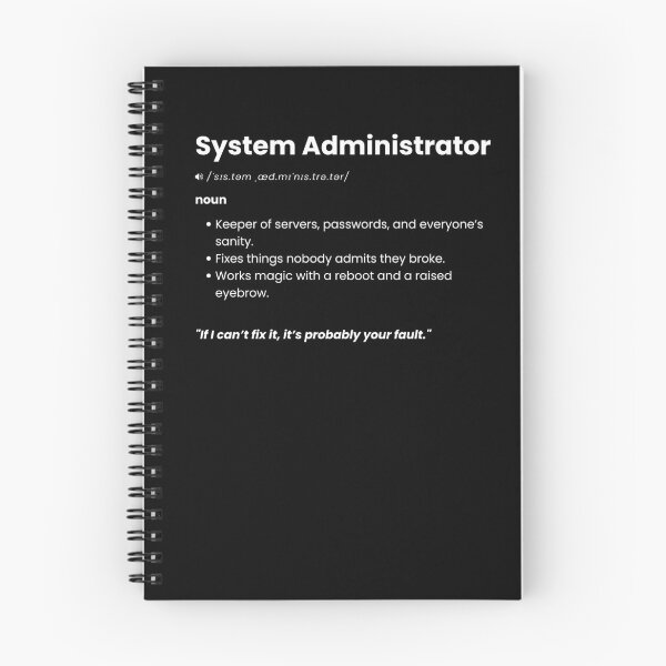 Item preview, System Administrator Definition Shirt | Funny SysAdmin Gift for IT Professionals designed and sold by Yuli Club.