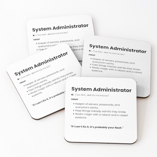 Item preview, System Administrator Definition Shirt | Funny SysAdmin Gift for IT Professionals designed and sold by Yuli Club.