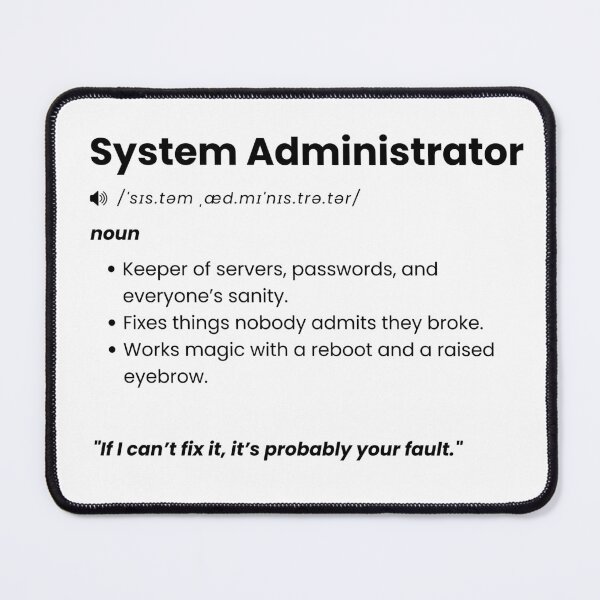 Item preview, System Administrator Definition Shirt | Funny SysAdmin Gift for IT Professionals designed and sold by Yuli Club.