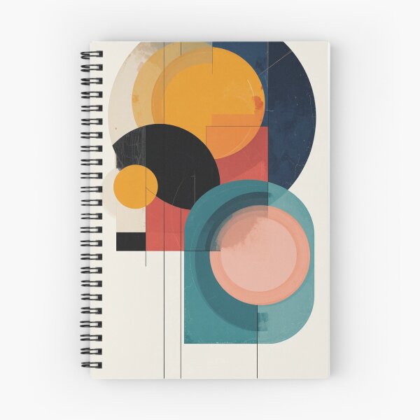 Item preview, Bauhaus Cadence: Non-Objective Geometry in Ultramarine, Scarlet and Dusty Gold designed and sold by mrpuchleitner.