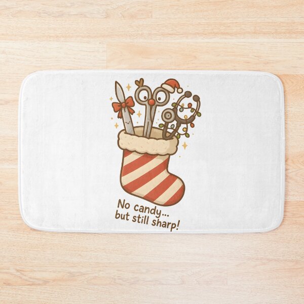 Item preview, Christmas Vet Stocking – “No Candy… But Still Sharp!” designed and sold by Bettybee00.