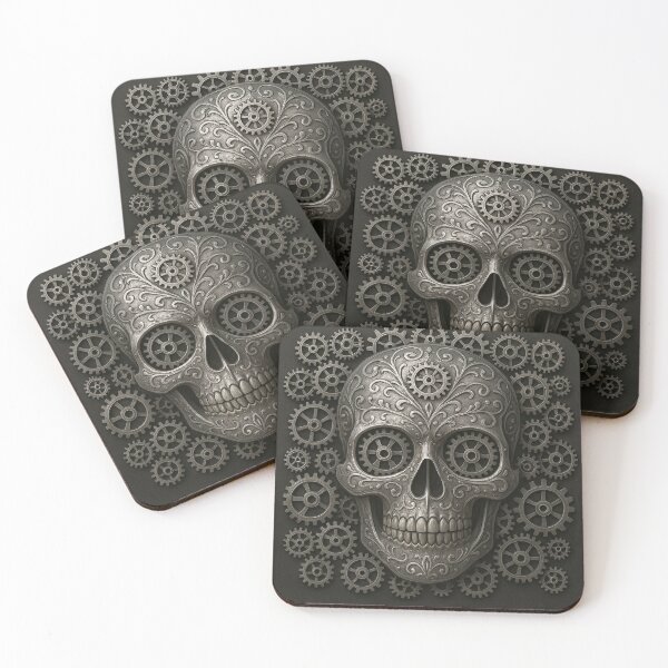 Item preview, Steampunk Day of the Dead designed and sold by T4Texas.