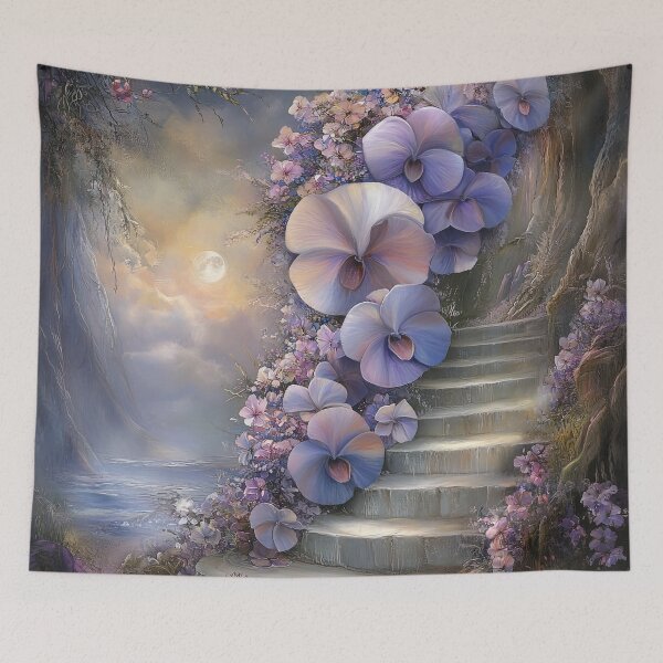 Item preview, "Moonstairs to the Blooming Beyond" designed and sold by bloorose.