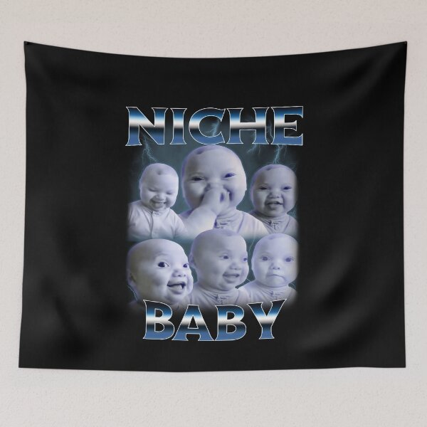 Item preview, Niche Baby AI Holding Back Laugh Genz Meme designed and sold by elderberry.