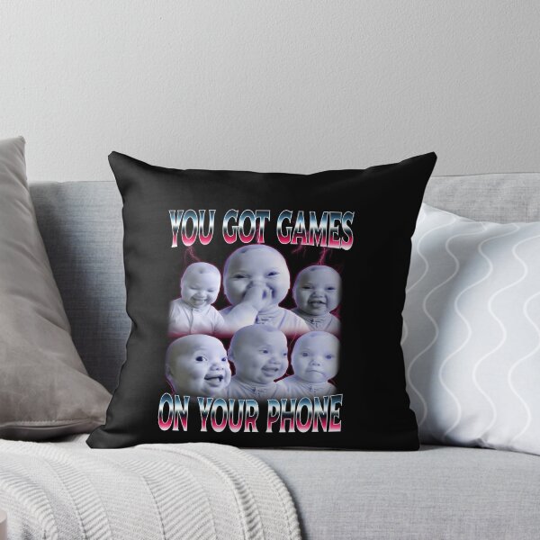 Item preview, You Got Games On Phone Ai Niche Baby Holding Laugh Genz Meme designed and sold by elderberry.