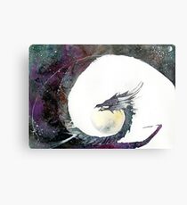 KOSMISCHER DRACHE Metalldruck