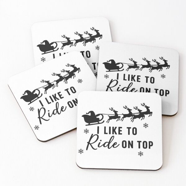 Item preview, I Like To Ride On Top Santa’s Sleigh | Funny Christmas Apparel & Home Decor designed and sold by Compass and a Camera.