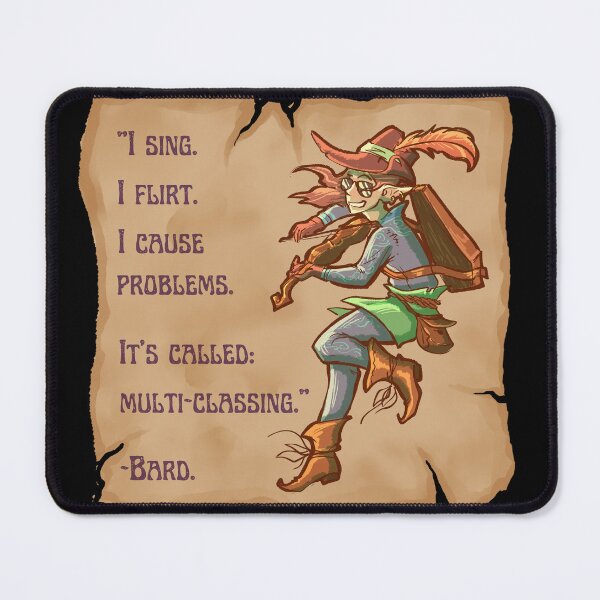 Item preview, Funny Bard D&D Shirt – Multi‑classing Quote designed and sold by DanniDan.