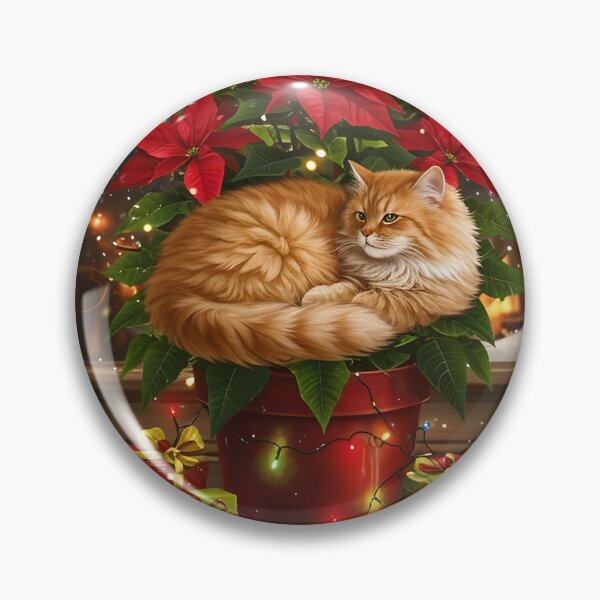 Item preview, Cat Plants Christmas Cozy Christmas Cat Garden designed and sold by Uglyandcute.