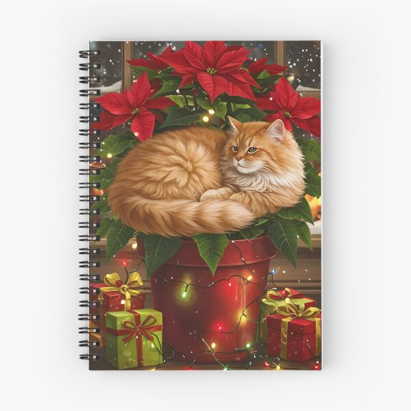 Item preview, Cat Plants Christmas Cozy Christmas Cat Garden designed and sold by Uglyandcute.
