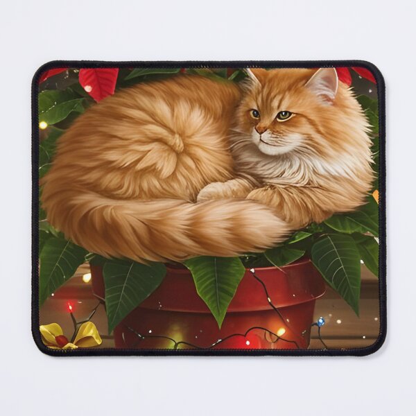 Item preview, Cat Plants Christmas Cozy Christmas Cat Garden designed and sold by Uglyandcute.
