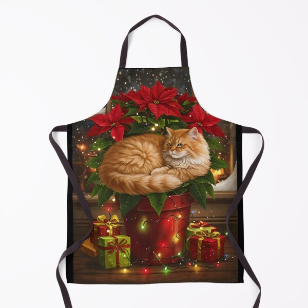 Item preview, Cat Plants Christmas Cozy Christmas Cat Garden designed and sold by Uglyandcute.