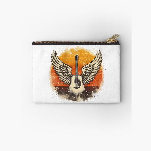 Item preview, Angel-Wing Acoustic Guitar – Musical Instrument Art for Music Lovers designed and sold by MED-AFDS.