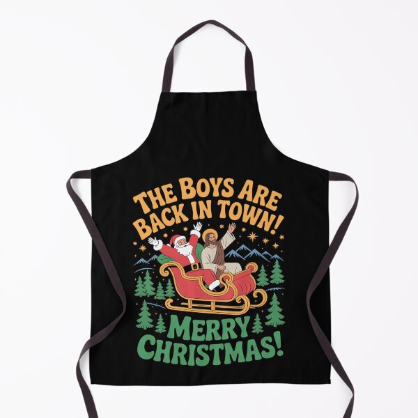 Item preview, The Boys Are Back in Town Merry Xmas Women Men Kid designed and sold by Clairenity Studio.