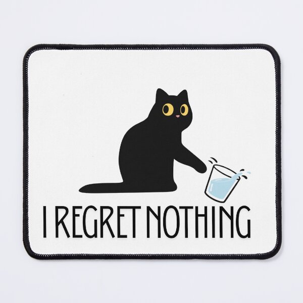 Item preview, Cat Knocking Over Water Glass Funny designed and sold by ScáthSolasLife.