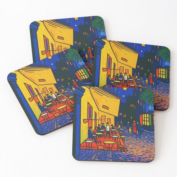 Item preview, Cafe Terrace at Night - Pop Art Reimagining designed and sold by ThanksForToday.