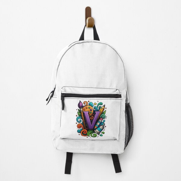Item preview, V for Vibes – Artistic Letter Splash designed and sold by luckyyouth.
