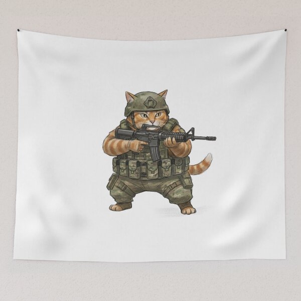Item preview, Tactical Cat designed and sold by RAWLIFEGRAPHIC.
