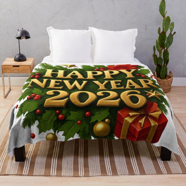 Item preview, Luxury Happy New Year 2026 PNG, Gold 3D Text, Transparent Background, Festive Holiday Clipart designed and sold by FUIRY .
