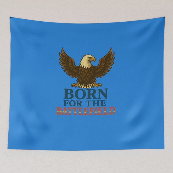 Item preview, Born For The Battlefield Eagle Valor Art designed and sold by ArtComixHaven.