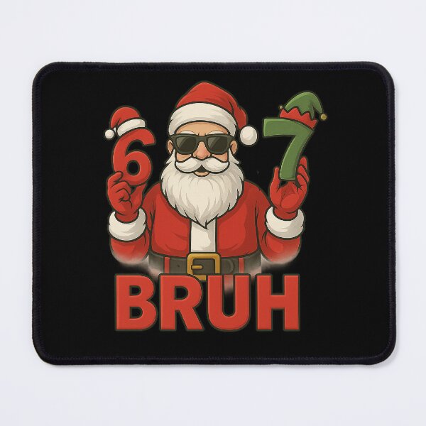 Item preview, Bruh Six Seven 67 Meme 6 7 Elf Santa Christmas designed and sold by IdealDo.