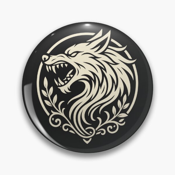 Item preview, Fenrir Wolf Sigil – Nordic Viking Symbol designed and sold by MaBakerArt.