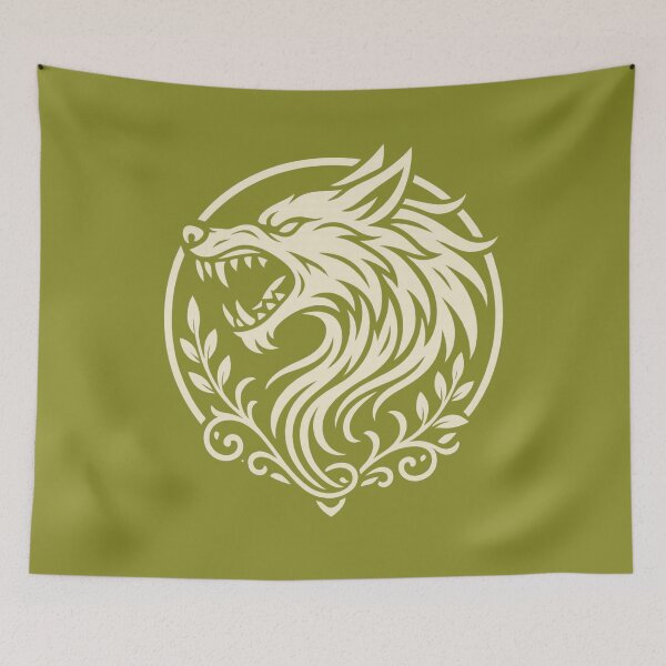 Item preview, Fenrir Wolf Sigil – Nordic Viking Symbol designed and sold by MaBakerArt.
