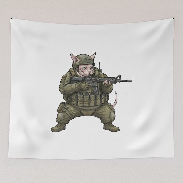 Item preview, Tactical Cat designed and sold by RAWLIFEGRAPHIC.