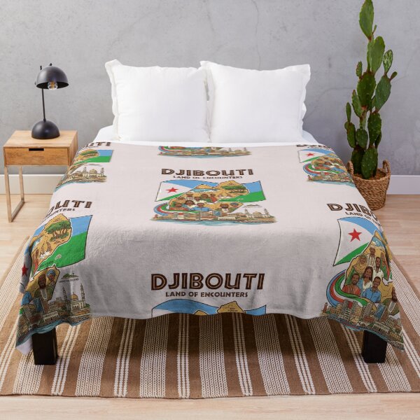 Item preview, Djibouti city - Flag designed and sold by DjibProp.
