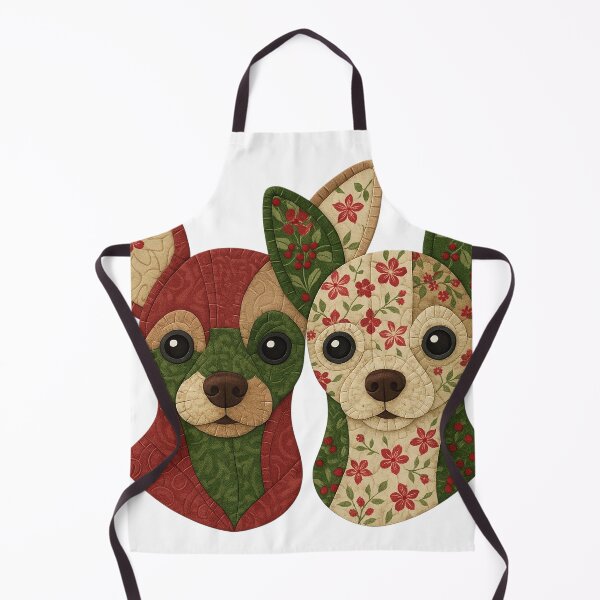 Item preview, Faux patchwork Chihuahua sweatshirt designed and sold by ChihuahuasRule.
