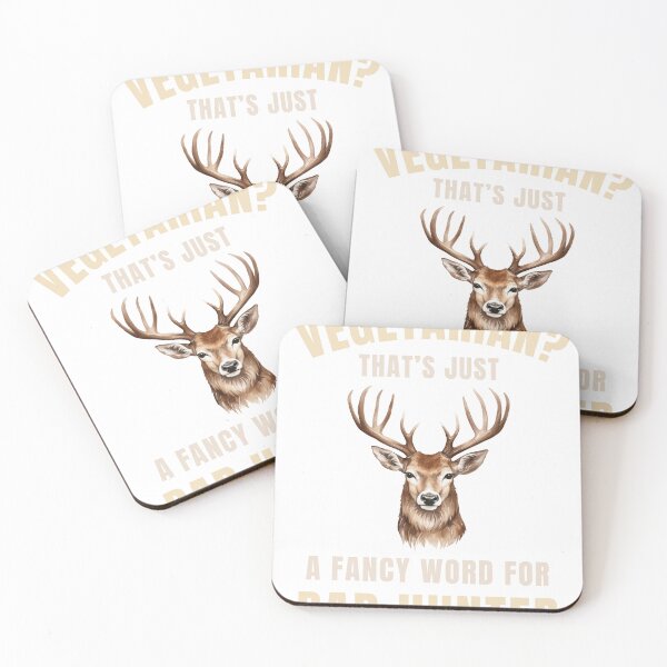 Item preview, Vegetarian That’s Just a Fancy Word for Bad Hunter – Funny Deer Hunting Design designed and sold by Design-Horizons.