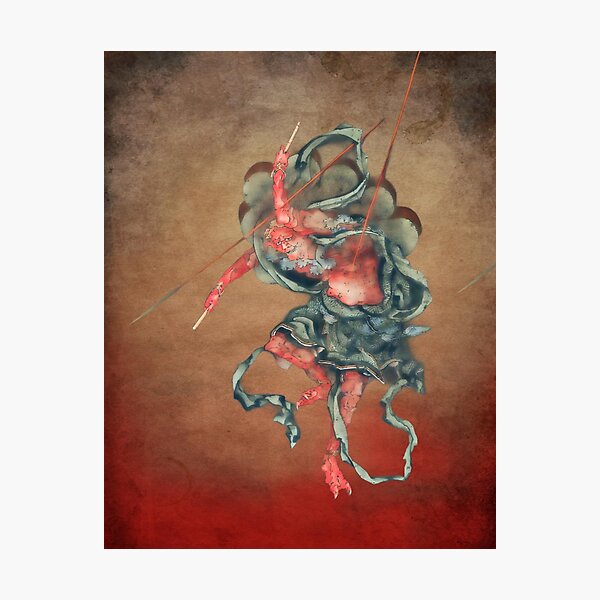 Item preview, Raijin Thunder God – Japanese Mythology Storm Art designed and sold by Vintage by Kaya.