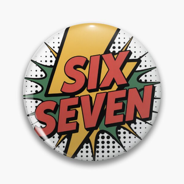 Item preview, Six Seven Pop Art Meme Shirt designed and sold by DarylWelsh2024.