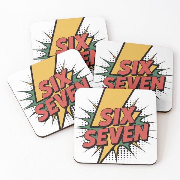 Item preview, Six Seven Pop Art Meme Shirt designed and sold by DarylWelsh2024.