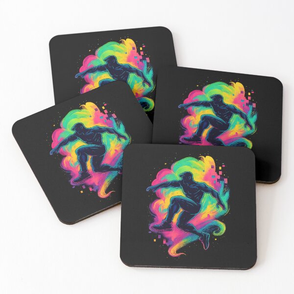 Item preview, Pastel Cloud Parkour 2 — Neon Leap in Motion | Meta Mirage Series designed and sold by Meta Mirage .