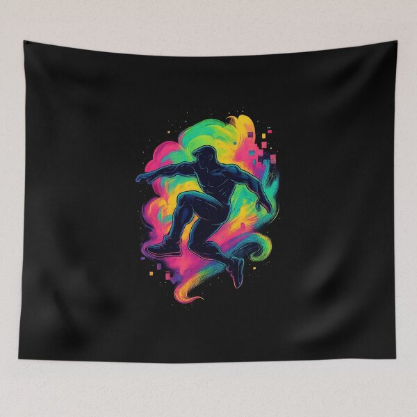 Item preview, Pastel Cloud Parkour 2 — Neon Leap in Motion | Meta Mirage Series designed and sold by Meta Mirage .