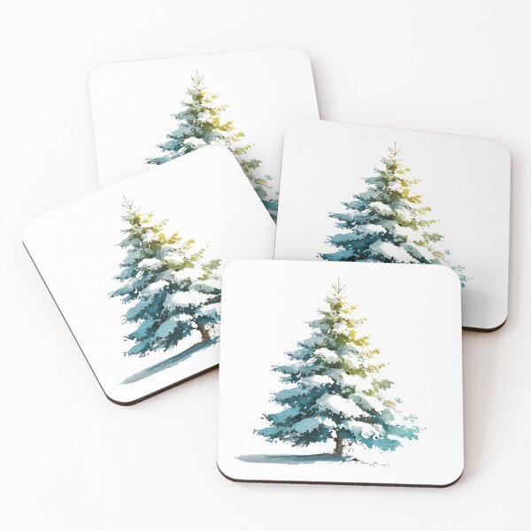 Item preview, Watercolor Christmas tree designed and sold by MendaciousMina.