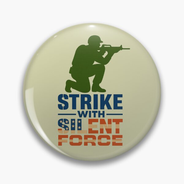 Item preview, Strike With Silent Force Patriotic Stealth Art designed and sold by ArtComixHaven.