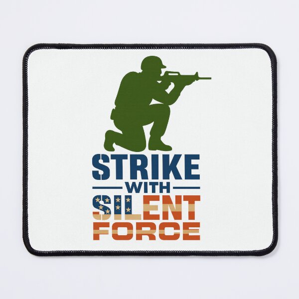 Item preview, Strike With Silent Force Patriotic Stealth Art designed and sold by ArtComixHaven.
