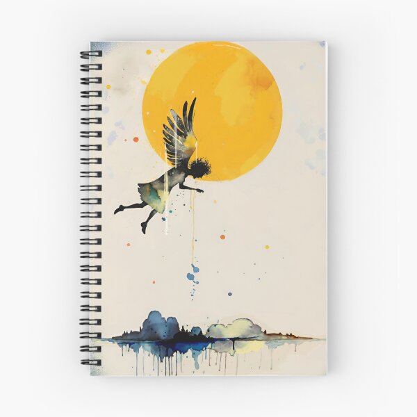 Item preview, Icarus Falling – Greek Mythology Watercolor Art designed and sold by Sarah Nestheide.