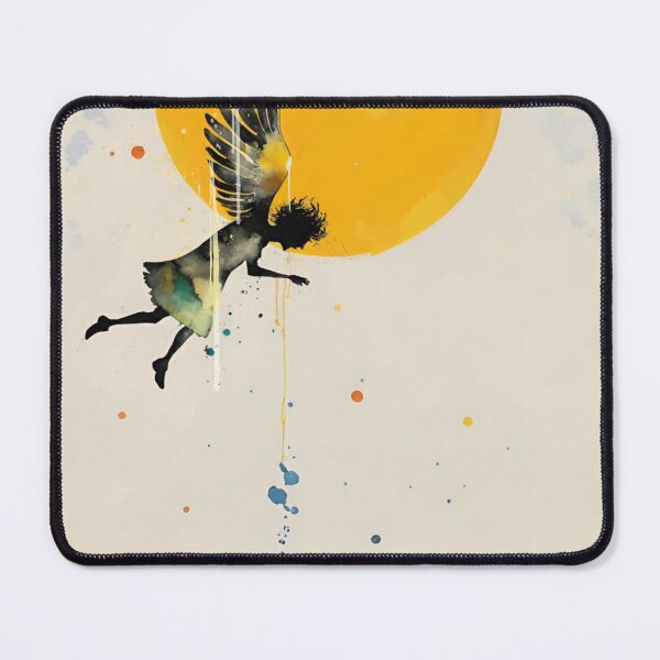 Item preview, Icarus Falling – Greek Mythology Watercolor Art designed and sold by Sarah Nestheide.
