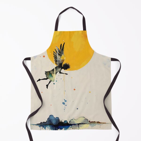 Item preview, Icarus Falling – Greek Mythology Watercolor Art designed and sold by Sarah Nestheide.