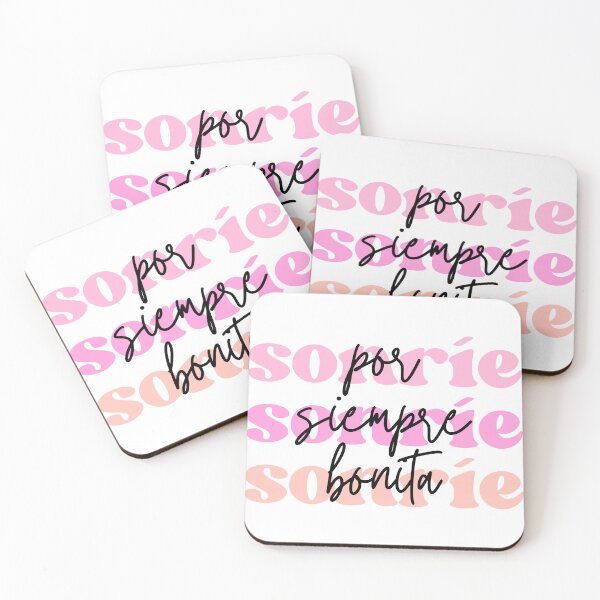 Item preview, Sonríe por siempre bonita sticker designed and sold by DesignPMG.