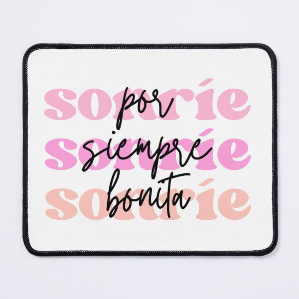Item preview, Sonríe por siempre bonita sticker designed and sold by DesignPMG.