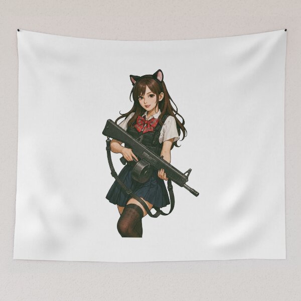 Item preview, Shotgun Girl – Beauty with Firepower designed and sold by RAWLIFEGRAPHIC.