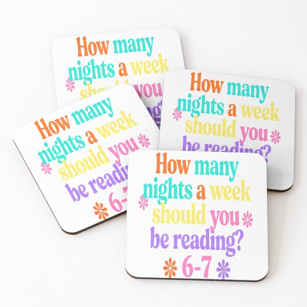 Item preview, Funny How Many Nights A Week Should You Be Reading 6-7 Meme designed and sold by NovaCraft30.