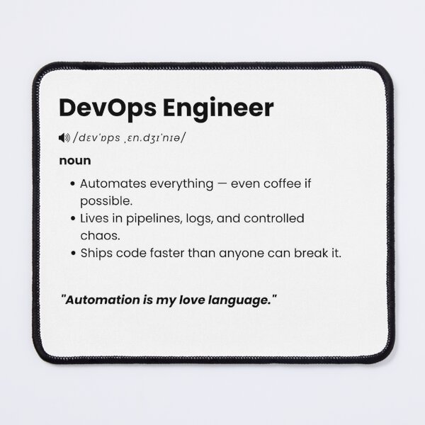 Item preview, DevOps Engineer Definition | Funny Tech Gift for Developers & Cloud Engineers designed and sold by Yuli Club.