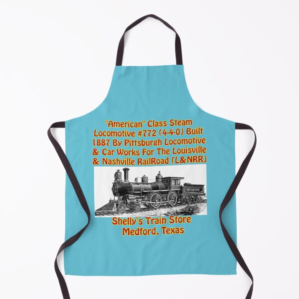 Item preview, "American Class" 1887 Steam Locomotive #772, Shelly's Train Store, Vintage, Classic, Collectible Train Logos, RailWay & RailRoad Logos, stickers, magnets, t-shirts, posters & more designed and sold by MoreEZUSA-Here.