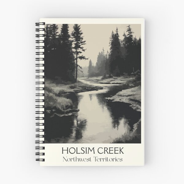 Item preview, Holsim Creek Northwest Territories Rustic Northern Woodland Art designed and sold by TuncGK.